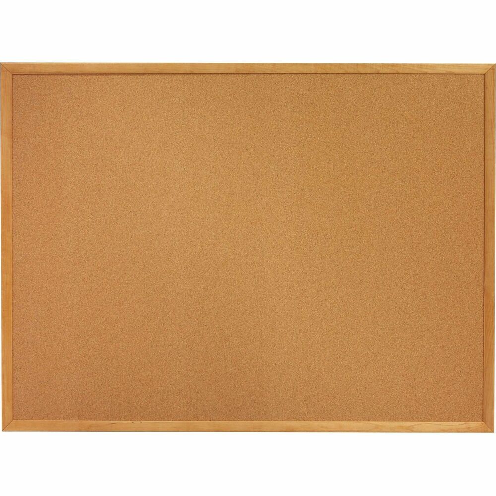 NSN2354161 - Cork bulletin board displays your important notices, reminders and photos. Cork surface self-heals, adding lasting durability and pinholes won't show. Cork is laminated to sturdy fiberboard to prevent warping. Bulletin board also includes a durable, light oak frame and mounting hardware for quick installation. Mount vertically or horizontally.