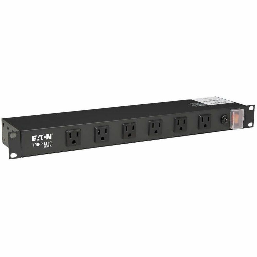 TRPRS1215RA - Power strip offers 15A-capacity, AC power distribution in a versatile multi-mount cabinet. Detachable mounting flanges are configurable for rack-mount, wall-mount and under-counter installation. Power strip uses only one rack space when installed in any 19" rack meeting EIA standards. Unfiltered electrical passthrough makes this power strip perfect for distributing alternate waveform UPS or generator power in rack enclosures, network closets and more. 12 NEMA5-15R outlets are placed at a right angle with the ground pin at bottom. 15' AC power cord makes it easy to connect to faraway outlets. Lighted power switch has a cover that prevents risk of accidental shutoff. More from the Manufacturer