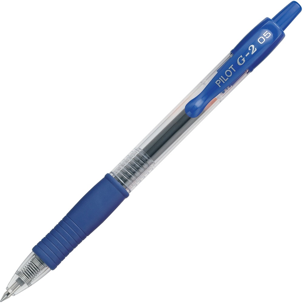 PIL31104 - G2 Retractable Gel Ink Rollerball Pen features smear-proof gel ink for exceedingly smooth writing. Contoured latex-free rubber grip provides writing comfort. Long-writing pen has no cap to lose and is refillable.