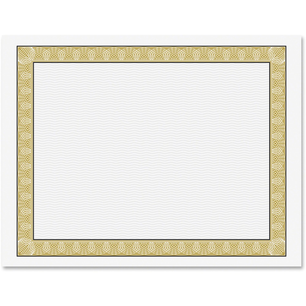 GEO21015 - Award certificate features an elegant border that's printed on archival-quality parchment paper to let your recipients proudly showcase their acknowledgment for years to come. iClick 'n Print online design center features a large collection of templates for fast, easy customization. Letter-size certificate is perfect for recognizing special achievements, awards, diplomas, promotions, announcements and more. Certificate is compatible with inkjet printers, laser printers, copiers, quick printing, and hand calligraphy for professional-quality results.