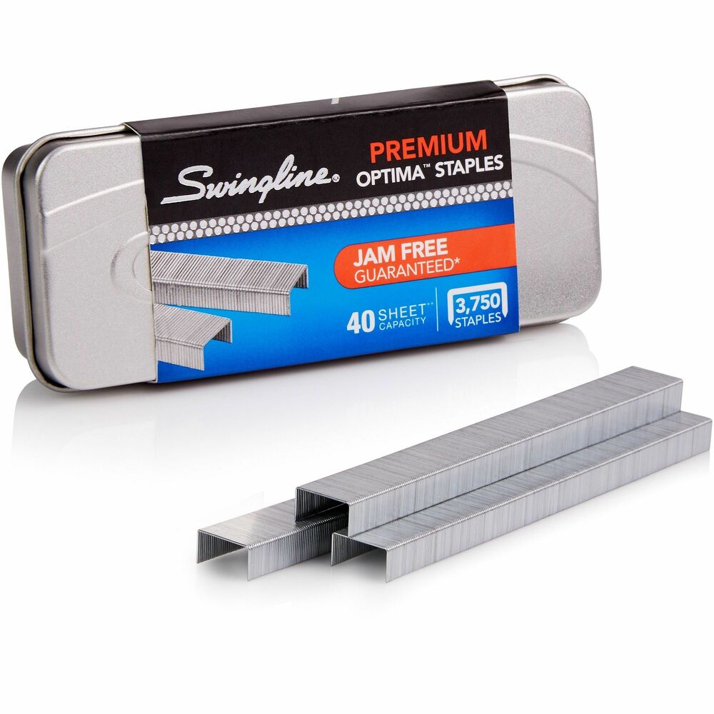 SWI35556 - These Premium Staples offer an advanced tip design that improves ease of use at all sheet counts. Staples are designed for use in Optima and other standard staplers.