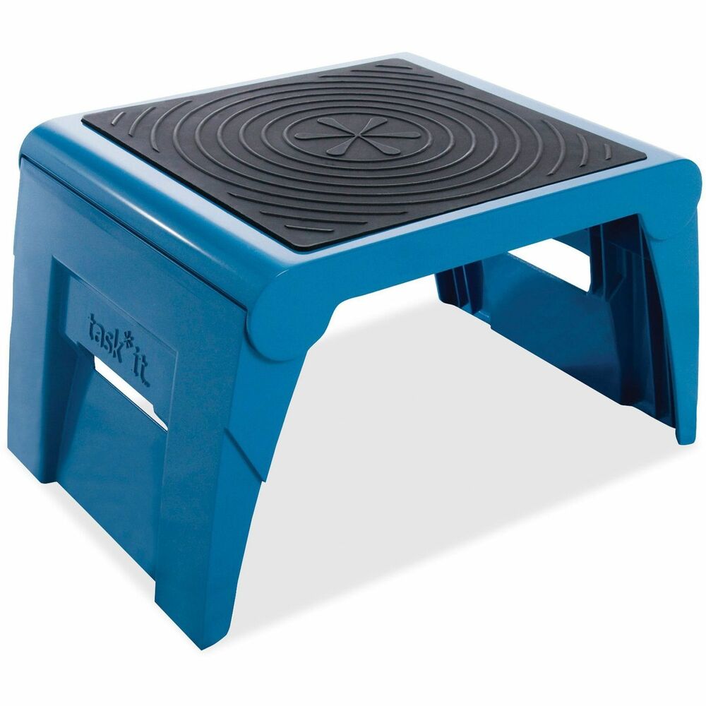 CRA50051PK63 - Folding step stool offers easy flip-open operation when you need it and then folds for convenient storage when not in use. The large 14" x 11" platform and nonslip rubber tread provide secure footing. High-density plastic construction makes this stool lightweight, yet extremely durable. Stool holds up to 250 lb.
