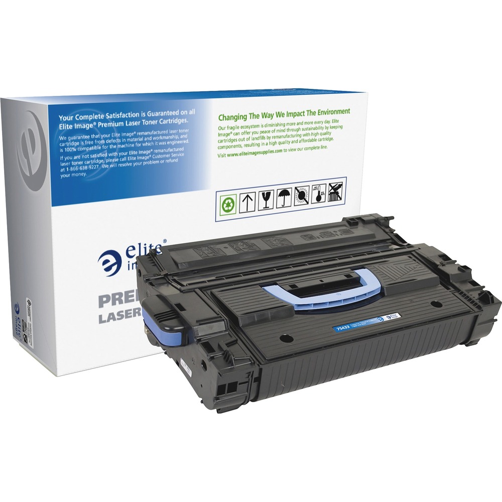 ELI75433 - Premium, remanufactured toner cartridge is designed for use with Hewlett-Packard LaserJet 9000, 9000n, 9000dn, 9000hnf, 9000hns, 9000mfp, 9040, 9040n, 9040dn, 9040mfp, 9050mfp, M9040 MFP, M9050 MFP, 9050, 9050n and 9050dn. Cartridge contains magnetic image character-recognition ink for security purposes in printing checks. Cartridge yields approximately 30,000 pages. More from the Manufacturer