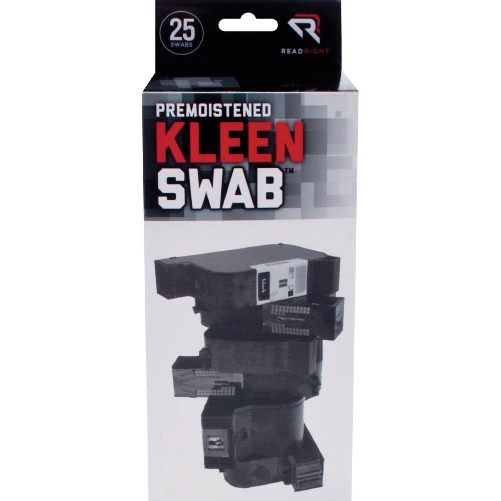 REARR1245 - Presaturated swabs are ideal for cleaning thermal printer heads, clogged inkjet cartridges, keyboard key crevices and other applications. Each swab is individually wrapped in single-use foil packets.
