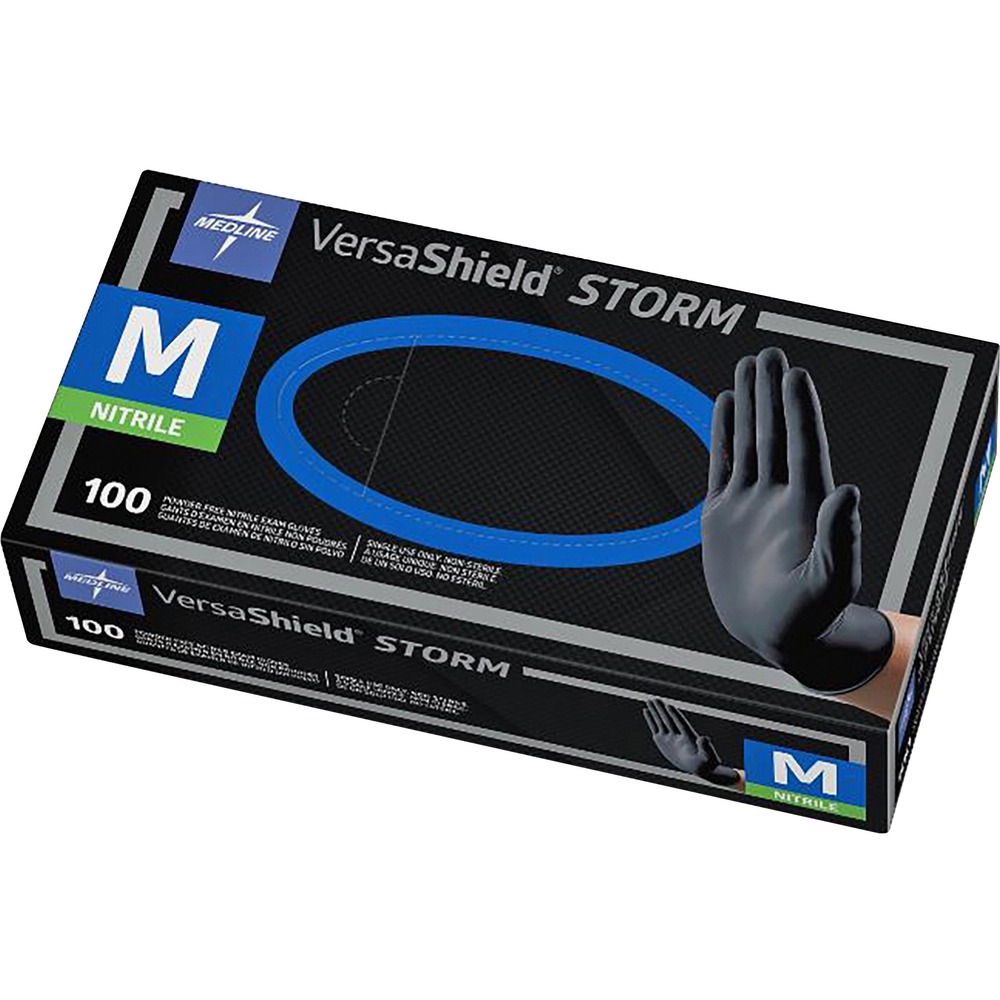 MIIMG6112 - Black nitrile exam gloves offer lightweight strength, excellent donning characteristics and textured fingertips for enhanced grip and control. Powder-free, latex-free gloves are ambidextrous. Use nonsterile gloves one time and discard.