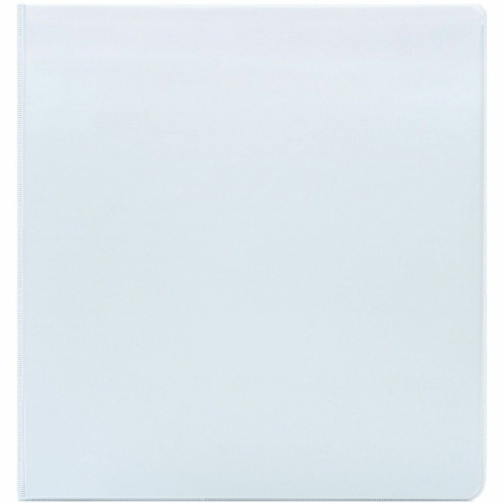 BSN09955 - Round-ring view binder offers crystal-clear, nonglare overlays to customize the covers and spine for your letter-size presentations. Back-mounted metal rings allow pages to lie flat. 1-1/2" capacity holds up to 350 letter-size sheets. Clear pockets on the inside covers offer extra document storage with a 30-sheet capacity for each pocket. Design also features a sturdy chipboard core and exposed rivets. Binder is made of polypropylene for durability and resilience.