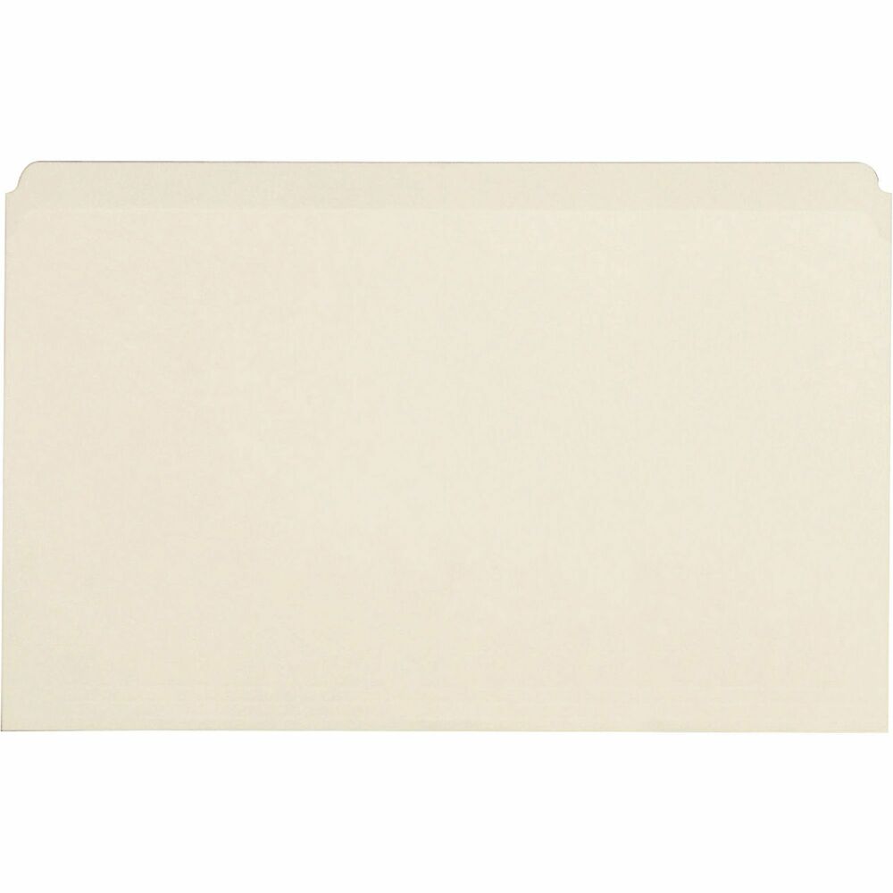 BSN43566 - File folders offer straight-cut tabs. Design includes 1/2" high tabs and rounded top corners. File folders are made of 11 point stock.