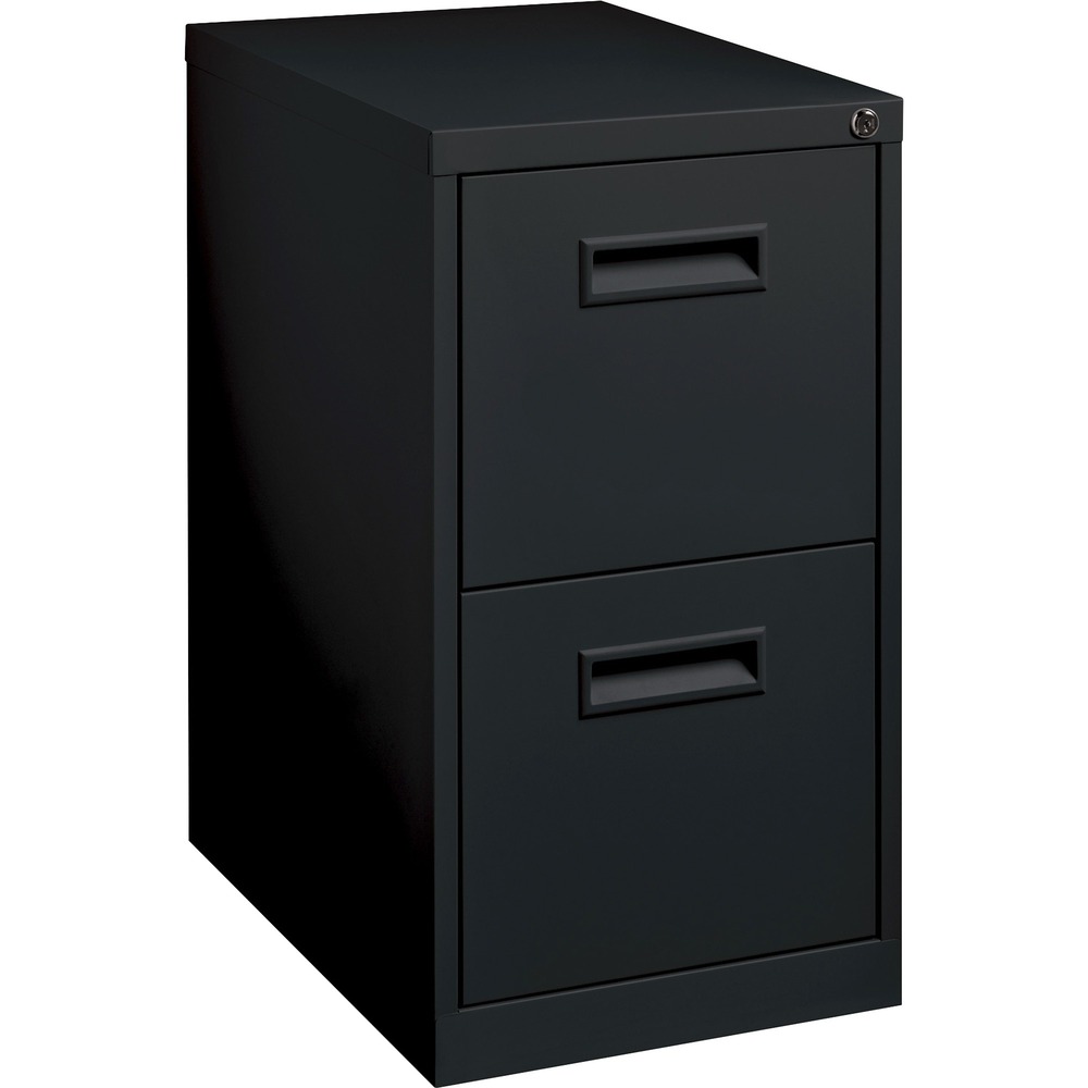 LLR67741 - Mobile pedestal offers a file/file drawer configuration for plenty of filing space. Factory-installed, core-removable lock secures all drawers. Steel ball-bearing, drawer suspension delivers smooth drawer access to file drawers. Each file drawer accommodates letter-size hanging folders with tabs. Drawer fronts have color-matched, recessed handles. Casters are hidden from view and move the pedestal easily when necessary. Pedestal is made of steel and offers a 19" depth to slide easily into your cubicle or other office configuration. Mobile pedestal file meets or exceeds applicable ANSI/BIFMA standards. More from the Manufacturer