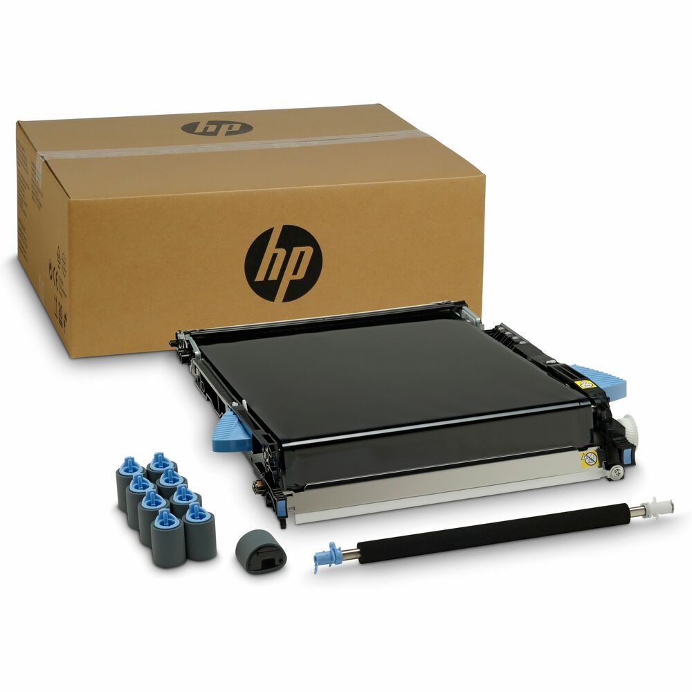 HEWCE249A - Transfer kit is designed to help maintain HP Color LaserJet CP4025n, CP4025dn, CP4525n, CP4525dn, CP4525xh, CM4540 MFP, CM4540f MFP and CM4540fskm MFP. Kit includes image transfer belt, secondary transfer roller, sixteen 500-sheet cassette rollers (feed and retard), multipurpose-tray pick roller and an installation guide.