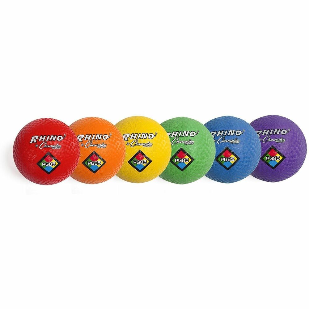 CSIPGSET - These playground balls are perfect for playing kickball, tossing with friends and more. Two-ply, nylon-wound design provides increased durability to provide years of enjoyment. Bright assorted colors are easy to see and stand out during use. Easy-grip textured surface provides more friction for increased grip.