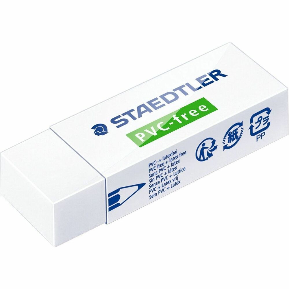 STD525B20 - Premium-quality, latex-free eraser with a sliding sleeve provides precise, clean, practically residue-free erasing for graphite and erasable, color pencils. PVC-free eraser will not tear paper or smudge pencil marks. Latex-free material allows safe, everyday use.
