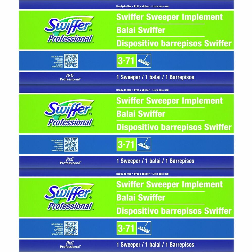 PGC09060CT - Easy-to-assemble Swiffer Sweeper removes dust instead of just moving it around for a dust-free clean. Simply attach wet or dry cloths to this base. Swiffer wet and dry cloths are sold separately. Sweep floors with dry cloths to remove dirt, dust and hair. Clean tough soils and dried messes with wet cloths and reveal the natural beauty of your floors. Swiffer Sweeper is safe on wood, ceramic, vinyl tile, electronics and other hard surfaces. Sweeper leaves no residue. Wet cloths should not be used on unfinished, oiled, or waxed wooden boards, nonsealed tiles or carpeted floors.