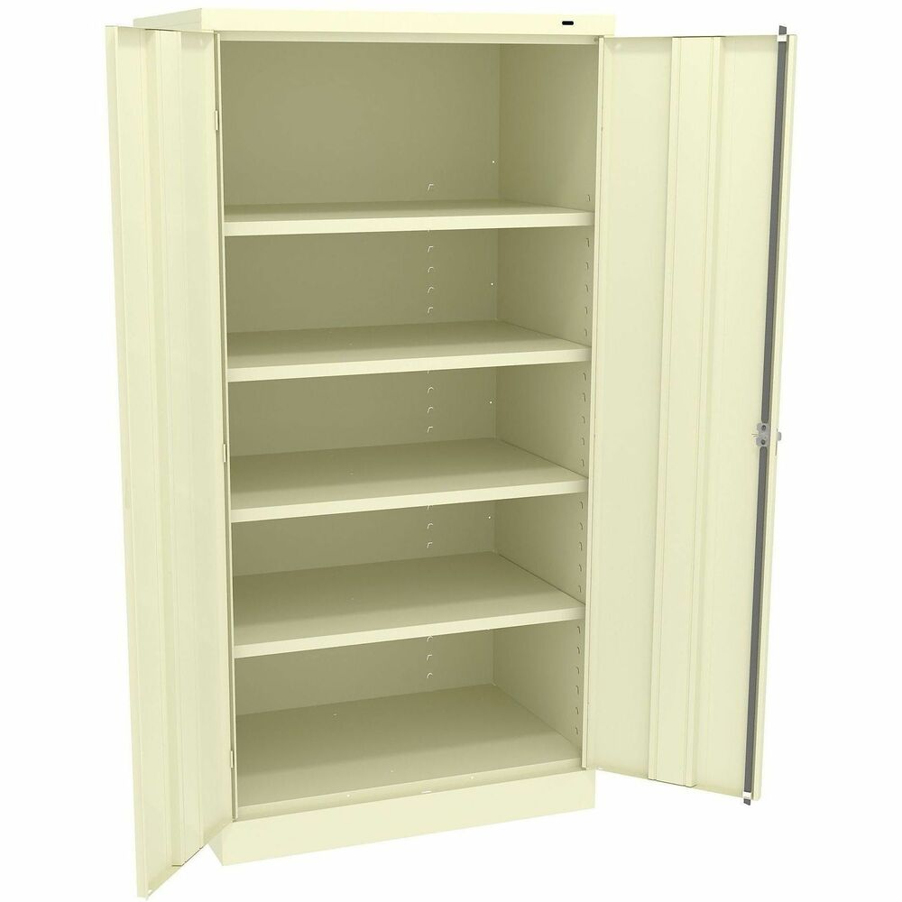 TNN1480PY - Perfect choice for office or industrial applications, this standard heavy-duty cabinet with a 24" depth is built with premium-quality steel and reinforced doors for long-term performance. Four of the five shelves adjust in 2" increments without tools. Built-in shelf support tabs secure shelves tightly to the cabinet without clips or added parts, adding rigidity and preventing small items from falling over edge or rear of shelf. Dual swing-out doors ride on three heavy-duty leaf-hinges to assure doors stay aligned. Each door incorporates an extra-wide reinforcement that is welded for added strength and stability. Attractive polished chrome handle with lock activates the cabinet's three-point locking system. With this locking mechanism, you can simply turn the handle, and doors lock at three points for maximum security. Nylon guides help make operation quiet. The raised base uses a box construction for added overall stiffness and keeps materials out of harm's way from cleaning liquids.