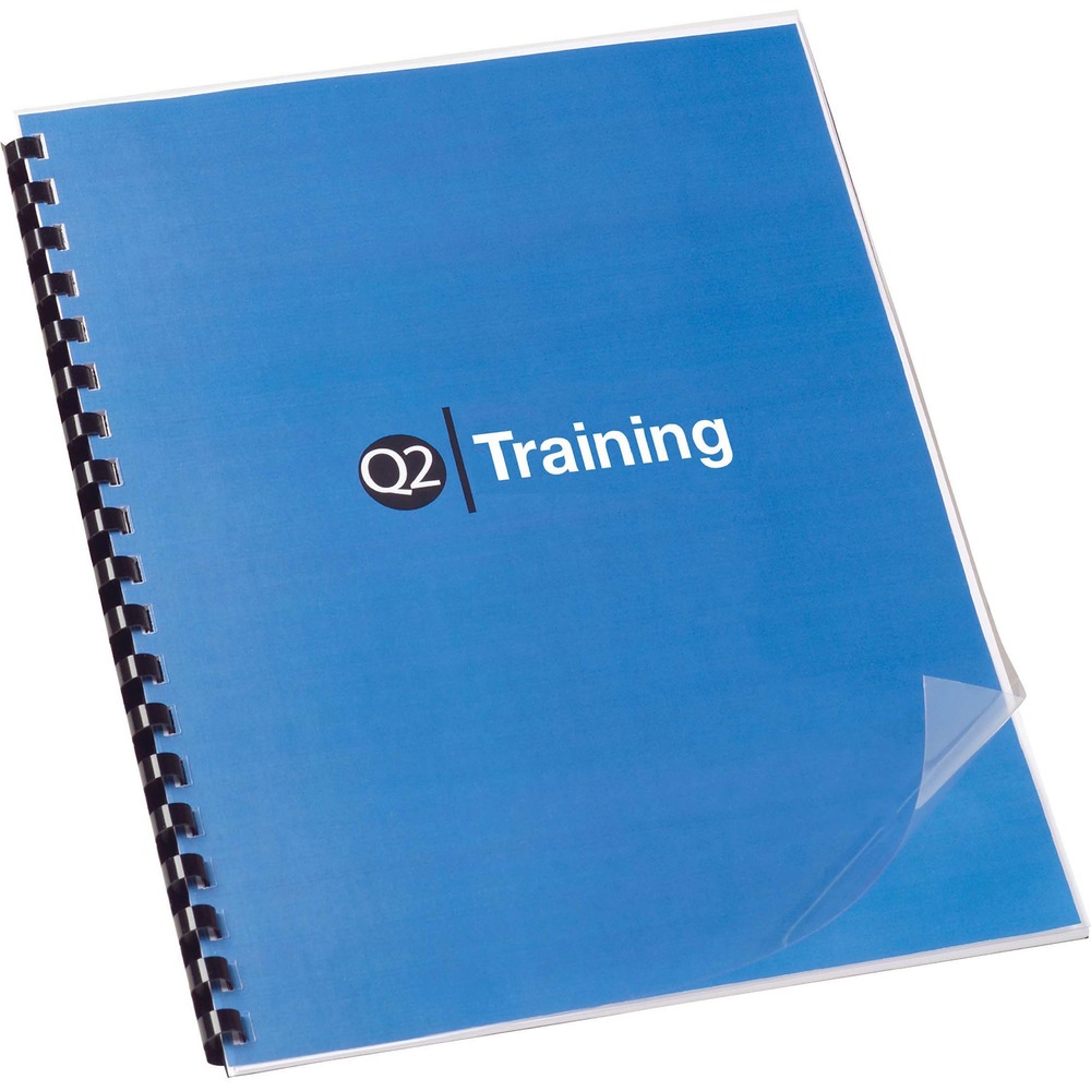 GBC2020025 - Clear covers both display and protect your work. Speed up and simplify the binding process by using pre-punched covers in the CombBind binding style. Tear-resistant plastic material is clear to show off your title page.