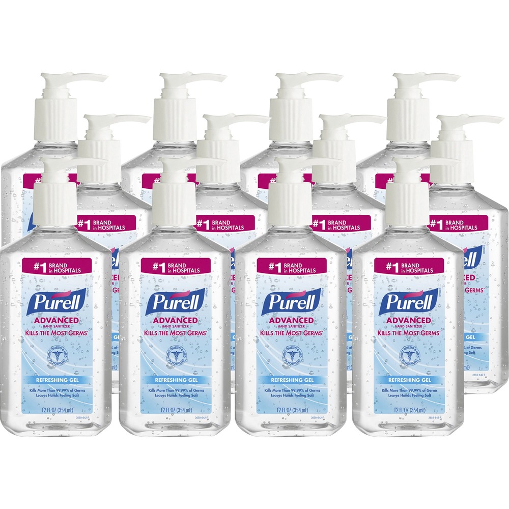 GOJ365912CT - Refreshing gel kills 99.99 percent of most common germs that may cause illness. Alcohol-based hand sanitizer works in a little as 15 seconds. Convenient bottle size has an easy-to-use pump. More from the Manufacturer