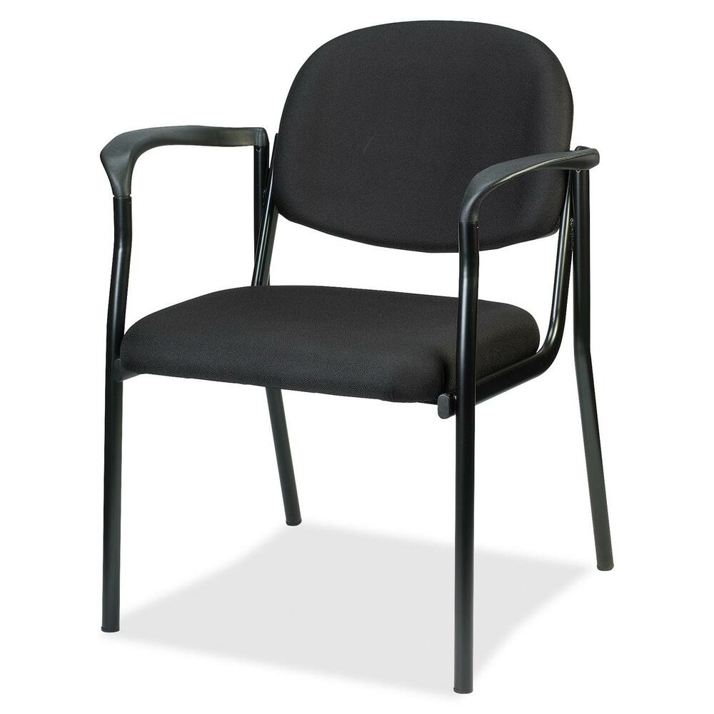 EUT8011BLK - Dakota Guest Chair is perfect for waiting areas, offices, exam rooms and more. Thick, padded, fabric seat and back provide enhanced support. Sturdy, steel frame construction creates durable, stable seating. Armrests help your guests relax during prolonged periods of sitting. Multipurpose chair is Greenguard certified with low chemical emissions to help manage indoor air quality.