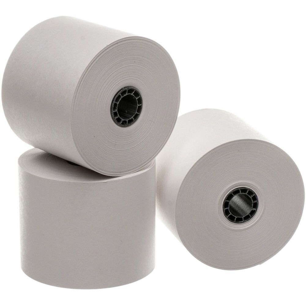BSN28625 - Single-ply rolls are ideal for use in calculators, adding machines, and cash registers. Quality lint-free rolls are made with white, long-lasting paper. Each roll has end of roll indicator.