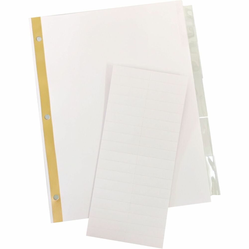 BSN16477 - Index dividers feature insertable, tear-resistant tabs and are compatible with laser and inkjet printers. Dividers are made with recycled material.