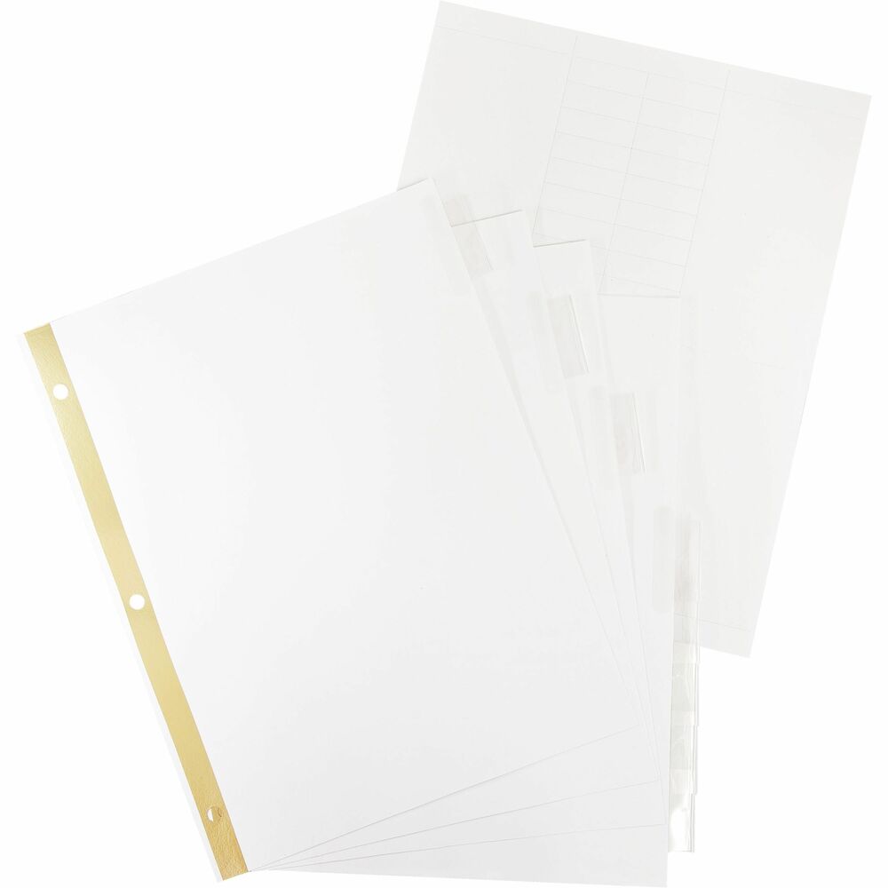 BSN16479 - Index dividers feature insertable, tear-resistant tabs and are compatible with laser and inkjet printers. Dividers are made with recycled material.