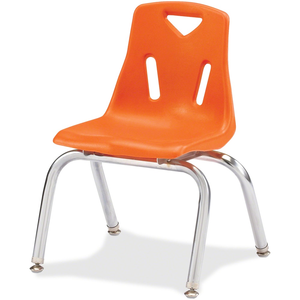 JNT8142JC1114 - Add color to your space and make children comfortable with these stackable chairs. Child-friendly design promotes seating comfort, durability and attractive styling. Polypropylene shell is easy to clean, prevents blushing and dissipates annoying static electricity. Guides reduce noise, prevent snags and don't rust. Nonexposed rivets prevent snags for safe use. Frame is made of heavy-gauge steel for a durable, long-lasting design. Stylish legs give a seamless look and perfectly match Berries tables (sold separately).