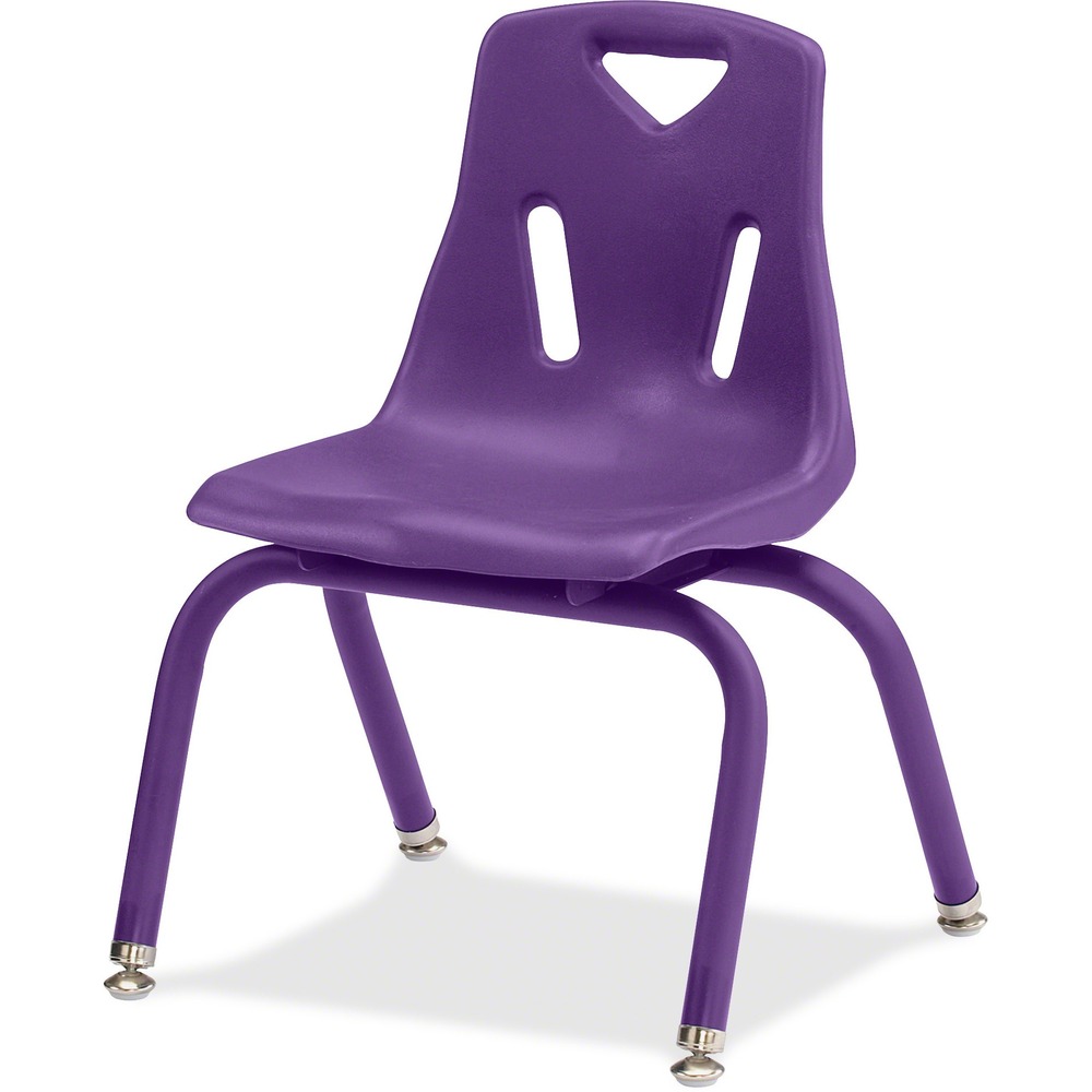 JNT8126JC1004 - Add color to your space and make children comfortable with these stackable chairs. Child-friendly design promotes seating comfort, durability and attractive styling. Polypropylene shell is easy to clean, prevents blushing and dissipates annoying static electricity. Guides reduce noise, prevent snags and don't rust. Nonexposed rivets prevent snags for safe use. Frame is made of heavy-gauge steel for a durable, long-lasting design. Stylish legs give a seamless look and perfectly match Berries tables (sold separately).