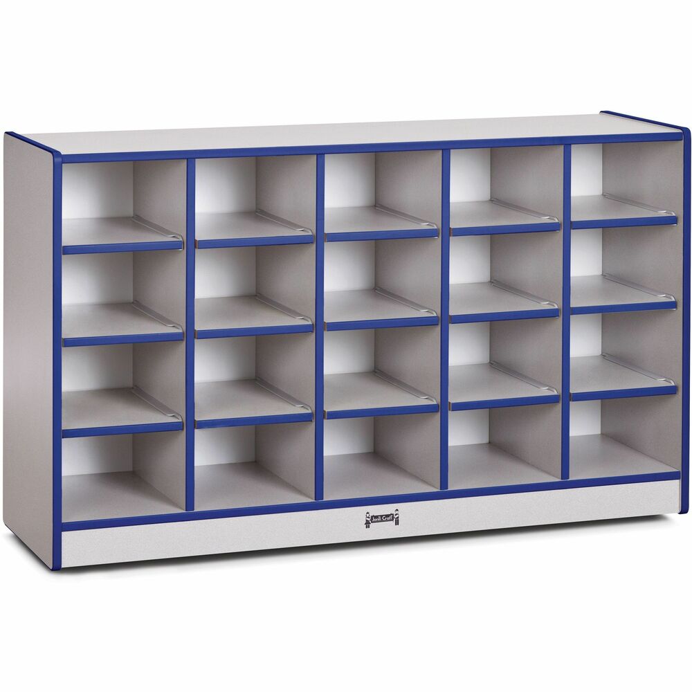 JNT0420JCWW003 - Cubby storage unit encourages an organized classroom. MAXBrackets allow the unit to be moved effortlessly from room to room without causing stress on the wheels and brackets. Wheels are made of hard rubber and won't leave black marks on your floor. Laminate is durable and features an easy-to-clean surface. TRUEdge is permanently thermo-fused to the edges to prevent chipping. Standard Write-n-Wipe recessed backs can be easily wiped clean.