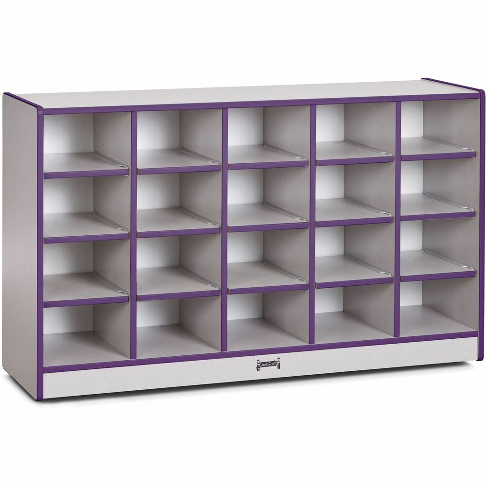 JNT0420JCWW004 - Cubby storage unit encourages an organized classroom. MAXBrackets allow the unit to be moved effortlessly from room to room without causing stress on the wheels and brackets. Wheels are made of hard rubber and won't leave black marks on your floor. Laminate is durable and features an easy-to-clean surface. TRUEdge is permanently thermo-fused to the edges to prevent chipping. Standard Write-n-Wipe recessed backs can be easily wiped clean.