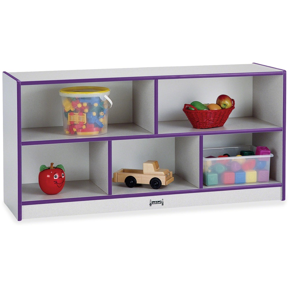 JNT0392JCWW004 - Single-sided storage shelf is perfect for organizing children's books, toys, games and more. MAXBrackets allow the art center to be moved effortlessly from room to room without causing stress on the wheels and brackets. Wheels are made of hard rubber and won't leave black marks on your floor. Full-length piano hinges prevent small fingers from being pinched when the shelf opens or closes. Laminate is durable and features an easy-to-clean surface. TRUEdge is permanently thermo-fused to the edges to prevent them from chipping. KYDZSafe rounded edges allow children to play safely without getting hurt by sharp edges or corners. Kickplate prevents children from losing small items underneath. Standard Write-n-Wipe recessed backs can be easily wiped clean.