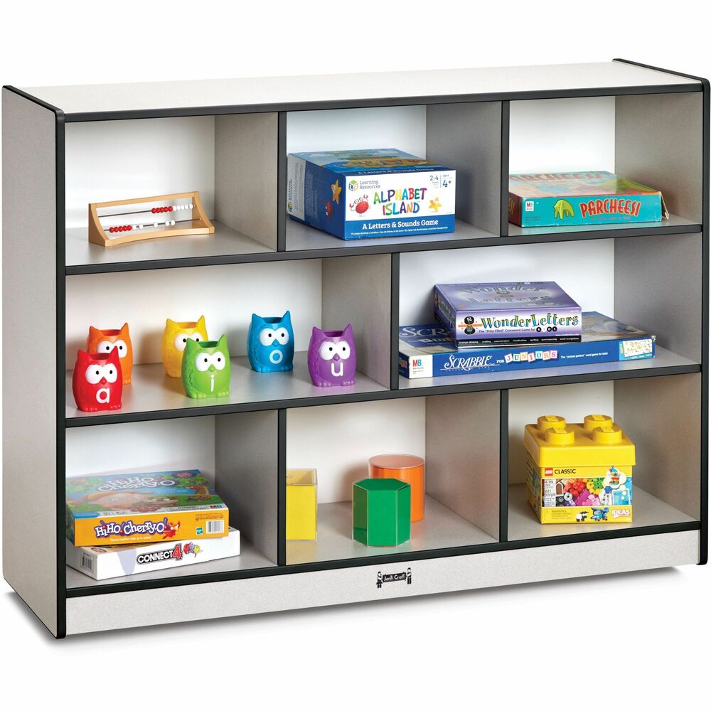 JNT2691JCWW180 - Single-sided storage shelf is perfect for organizing children's books, toys, games and more. MAXBrackets allow the art center to be moved effortlessly from room to room without causing stress on the wheels and brackets. Wheels are made of hard rubber and won't leave black marks on your floor. Durable laminate features an easy-to-clean surface. TRUEdge is permanently thermo-fused to the edges to prevent chipping. KYDZSafe rounded edges allow children to play safely without getting hurt by sharp edges or corners. Kickplate prevents children from losing small items underneath. Standard Write-n-Wipe recessed backs can be easily wiped clean.