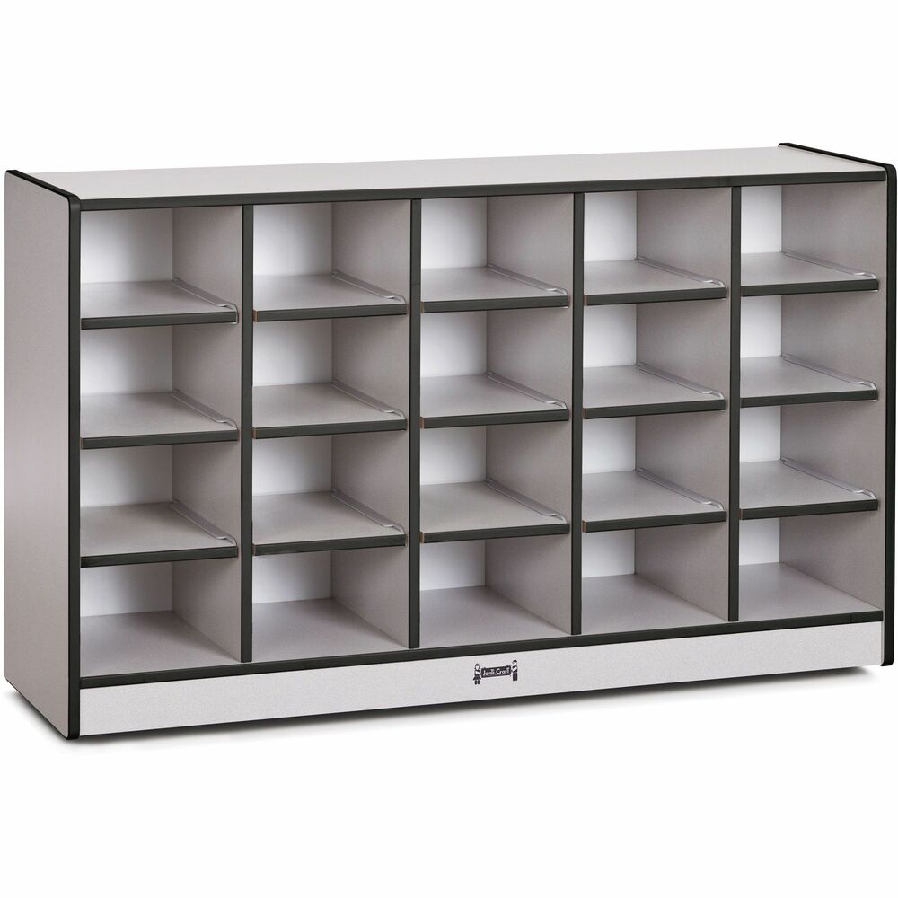 JNT0420JCWW180 - Cubby storage unit encourages an organized classroom. MAXBrackets allow the unit to be moved effortlessly from room to room without causing stress on the wheels and brackets. Wheels are made of hard rubber and won't leave black marks on your floor. Laminate is durable and features an easy-to-clean surface. TRUEdge is permanently thermo-fused to the edges to prevent chipping. Standard Write-n-Wipe recessed backs can be easily wiped clean.