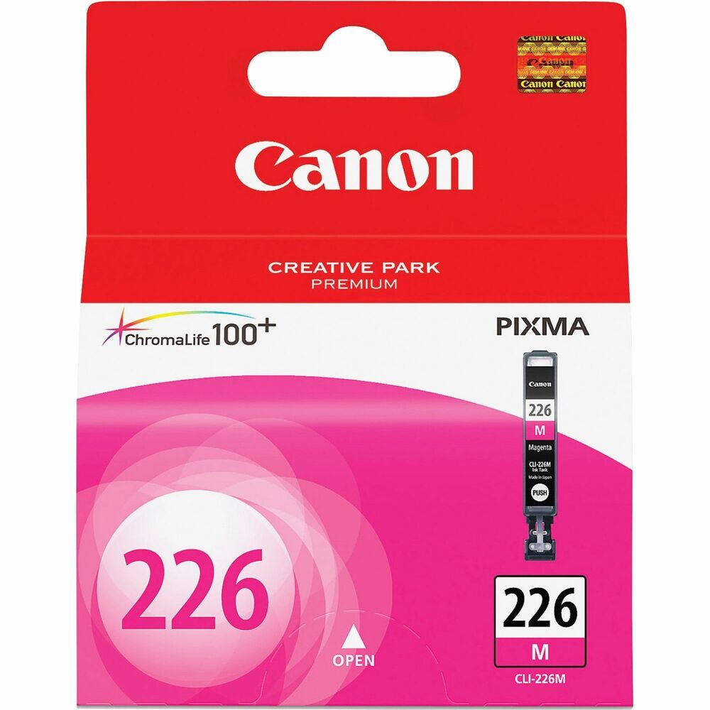 CNMCLI226MA - Genuine Canon Ink delivers long-lasting, beautiful photos and documents. Quality formula improves coloring, color gamut and color fastness. ChromaLife100 Plus system creates enduring, quality photos when used with genuine Canon photo paper. The system of individual ink tanks reduce waste and can save you money. Ink tank is designed for use with Canon Pixma iP4820, iP4920, iX6520, MG5120, MG5220, MG5320, MG6220, MG8120, MG8220, MX712, MX882 and MX892.