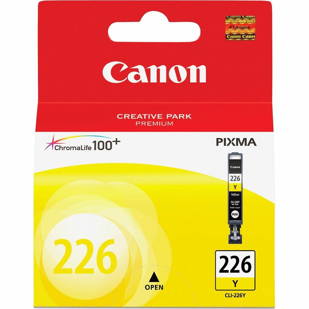 CNMCLI226YW - Genuine Canon Ink delivers long-lasting, beautiful photos and documents. Quality formula improves coloring, color gamut and color fastness. ChromaLife100 Plus system creates enduring, quality photos when used with genuine Canon photo paper. The system of individual ink tanks reduce waste and can save you money. Ink tank is designed for use with Canon Pixma iP4820, iP4920, iX6520, MG5120, MG5220, MG5320, MG6220, MG8120, MG8220, MX712, MX882 and MX892.
