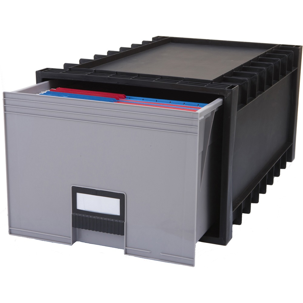 STX61106U01C - Rugged and reliable, this plastic archive box is designed with functionality in mind. Deep drawer holds letter-size folders. Boxes feature insert tabs to let you safely stack them up to 10 units tall. Durable construction is lightweight and mobile.