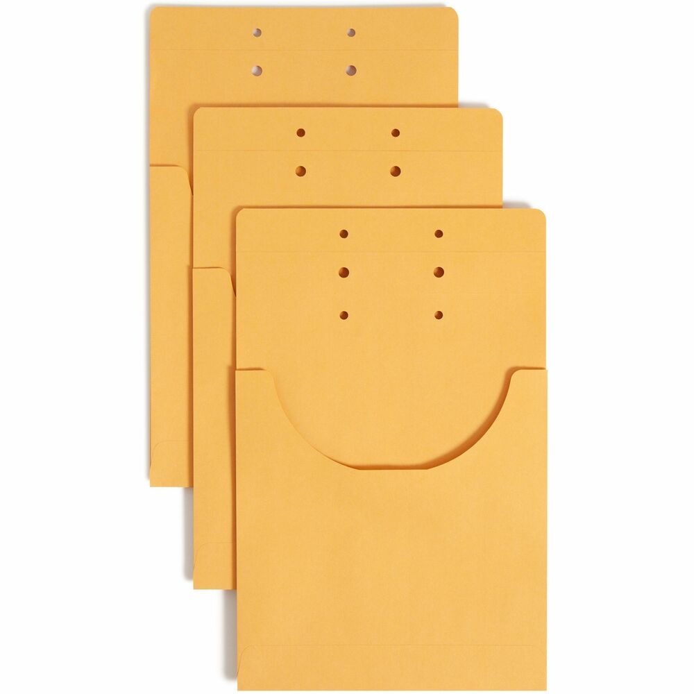 SMD68196 - File retention jackets allow you to store information safely and securely without punching documents. Ideal for vital documents, photos, slides, negatives and computer media. File jackets are pre-punched to instantly attach to fasteners. Handy jackets expand up to 3/4" and adjust to fit either letter-size or legal-size fastener folders.