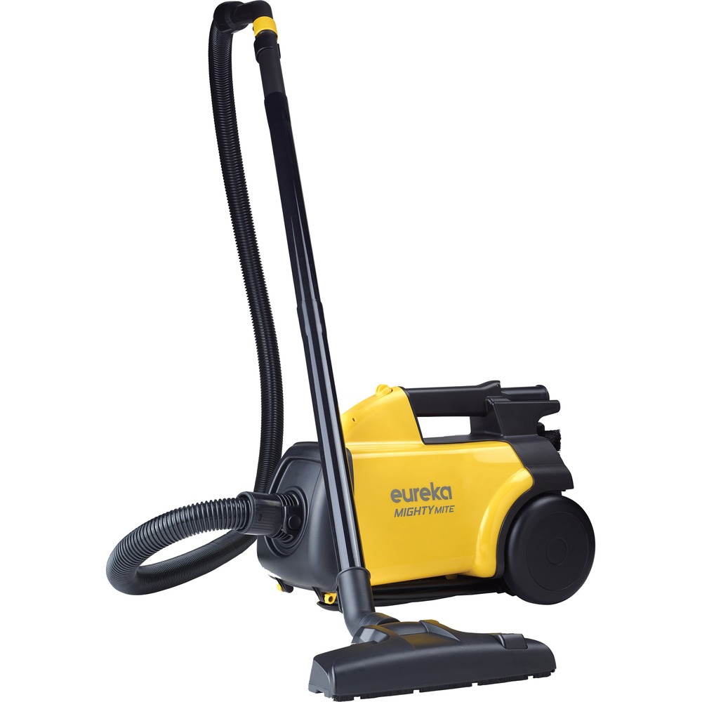 NEN3670G - The Mighty Mite Bagged Canister Vacuum features 12 amps of incredible suction power to tackle big or small jobs. Multisurface cleaning provides powerful performance on carpets, area rugs and hard floors. Triple-filtration bag system keeps dust and allergens from escaping back into the air. Lightweight design makes it incredibly easy to maneuver or carry up stairs. 11' of extended reach lets you easily clean above floors and in tight corners. Blower port functionality allows you to use this vacuum as a blower to clear debris in a garage or outdoors for leaves on a deck. Onboard tool storage keeps the crevice tool and two-in-one upholstery tool/dusting brush conveniently on the vacuum. Vacuum offers a 2.5-liter dust cup capacity and 11" cleaning path. More from the Manufacturer
