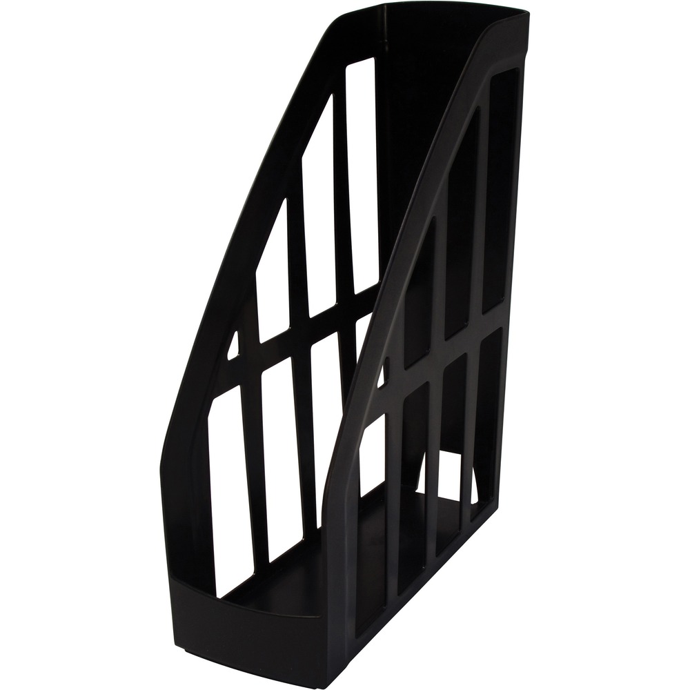 STX70167U06C - Magazine file is made from strong, impact-resistant plastic to provide long-term durability and organization. Cutout walls allow you to quickly see your magazine covers for quick retrieval. Plus, its eco-friendly construction is made from a high percentage of post-consumer materials to minimize its environmental impact. Magazine file coordinates with other Storex value line items (sold separately).