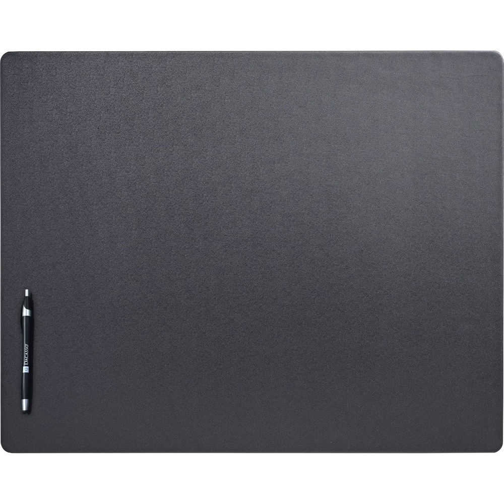 DACP1027 - Desk Mat features a wrapped-edge design for greater durability and lasting use. Faux-leather writing area provides a smooth surface to write on. The bottom is lined with soft velveteen to protect surfaces from scuffs and scratches.