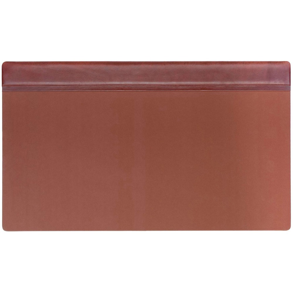 DACP3021 - Desk Pad features leather rails on top to enhance the look of your office. Faux-leather writing area provides a smooth surface to write on. The bottom is lined with soft velveteen to protect surfaces from scuffs and scratches. Desk pad accepts blotter paper.