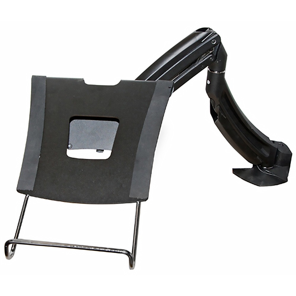 CIFKRA300B - Add laptops to the workstation while freeing up desktop space with the Laptop Tray accessory. When using a laptop as a secondary monitor, the tray positions the laptop in an ergonomic viewing position next to the primary monitor. The nonslip surface keeps laptops and docking stations stable. Laptop tray is TAA-compliant.