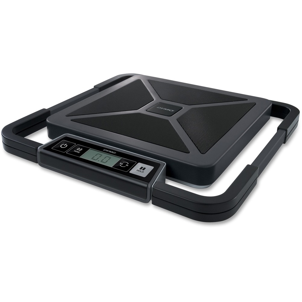 PEL1776111 - Digital USB shipping scale weighs envelopes and packages up to 100 lb. (45 kg). Built-in, wraparound handle allows easy portability so you can carry the scale to heavy packages, not vice-versa. Detachable LCD screen allows convenient handheld or wall-mounted viewing and displays weight in accurate, easy-to-read digital format - in lb./oz. (0 lb 00.0 oz) or kg/g (0 kg 000g). Scale connects via USB cable (included) to PC or Mac to use the scale with popular online mailing and shipping software. Conveniences include a hold feature, tare function that weighs items minus the weight of the container, and automatic shutoff that prolongs battery life. Hold feature locks the weight display for 10 seconds after item is removed from the 12" x 12" weighing platform. This feature is especially useful when a larger package or envelope blocks the display. The S100 Digital USB Shipping Scale is powered by USB cable (included), AC adapter (included) or three AAA batteries (not included).