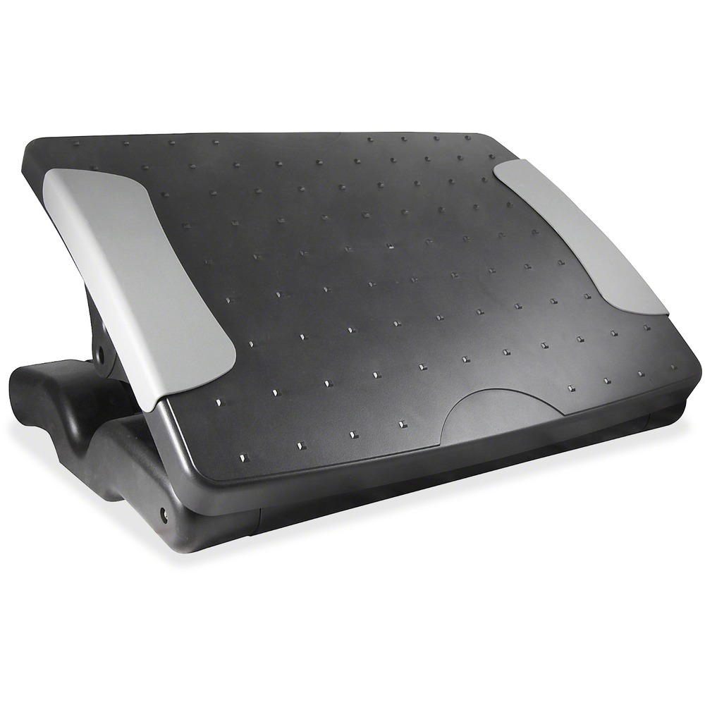 KTKFR600 - Height-adjustable footrest can be easily positioned to four different heights for customizable comfort. Foot-adjustable, easy-glide platform adjusts the tilt angle smoothly and quietly. Large platform features surface bumps to massage tired feet. Ergonomic design enhances comfort and relieves muscle fatigue.