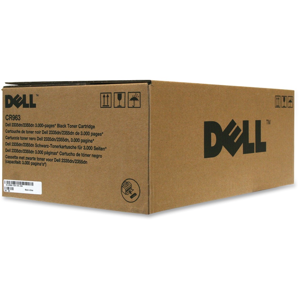 DLLCR963 - Toner cartridge is designed for use with Dell 2355dn Laser Printers. It delivers excellent print quality and sharp text. Cartridge yields approximately 3,000 pages based on 5 percent page coverage.