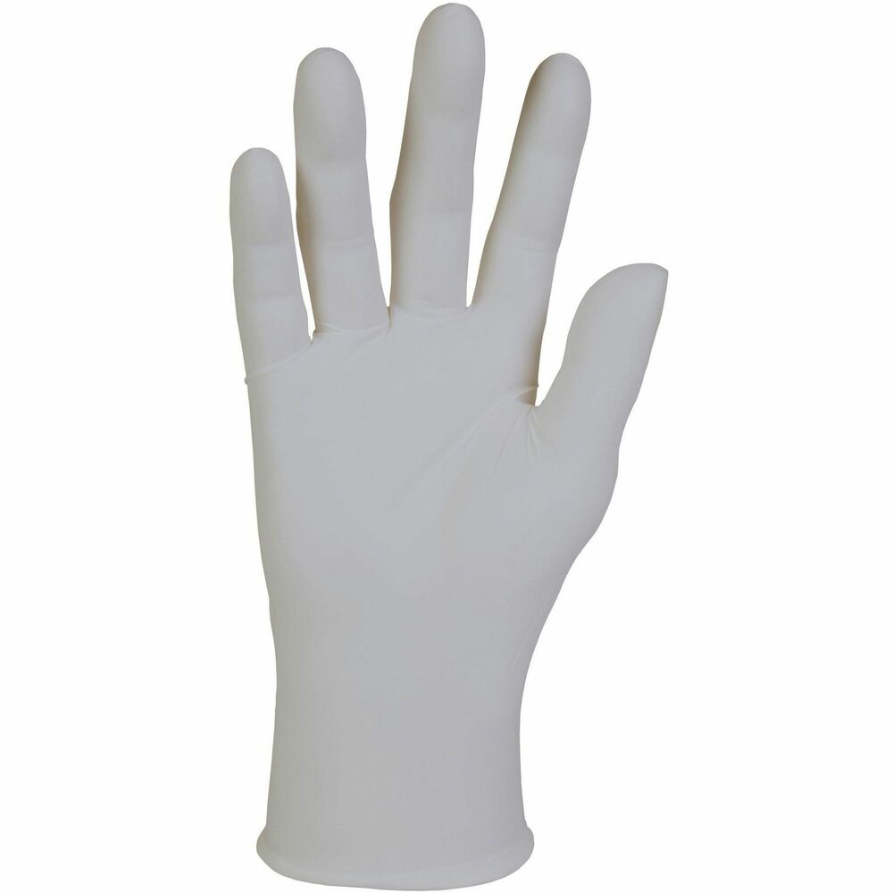 KCC50709 - Sterling Nitrile Exam Gloves combine the sensitivity of latex with the protection and strength of nitrile. Innovative gloves' manufacturing technology delivers a comfortable glove with the protection and cleanliness you need. Thin gloves (3.5 mil) are ambidextrous, powder-free, have an AQL of 1.5, and feature beaded cuffs and textured fingertips. They are cleared for use in chemotherapy. While they have the tactile sensitivity of latex, they are not made with natural rubber latex. Plus, these latex-free nitrile gloves are environmentally responsible and may be recycled through the Kimberly-Clark RightCycle Program. They are certified to meet NFPA 1999:2008.