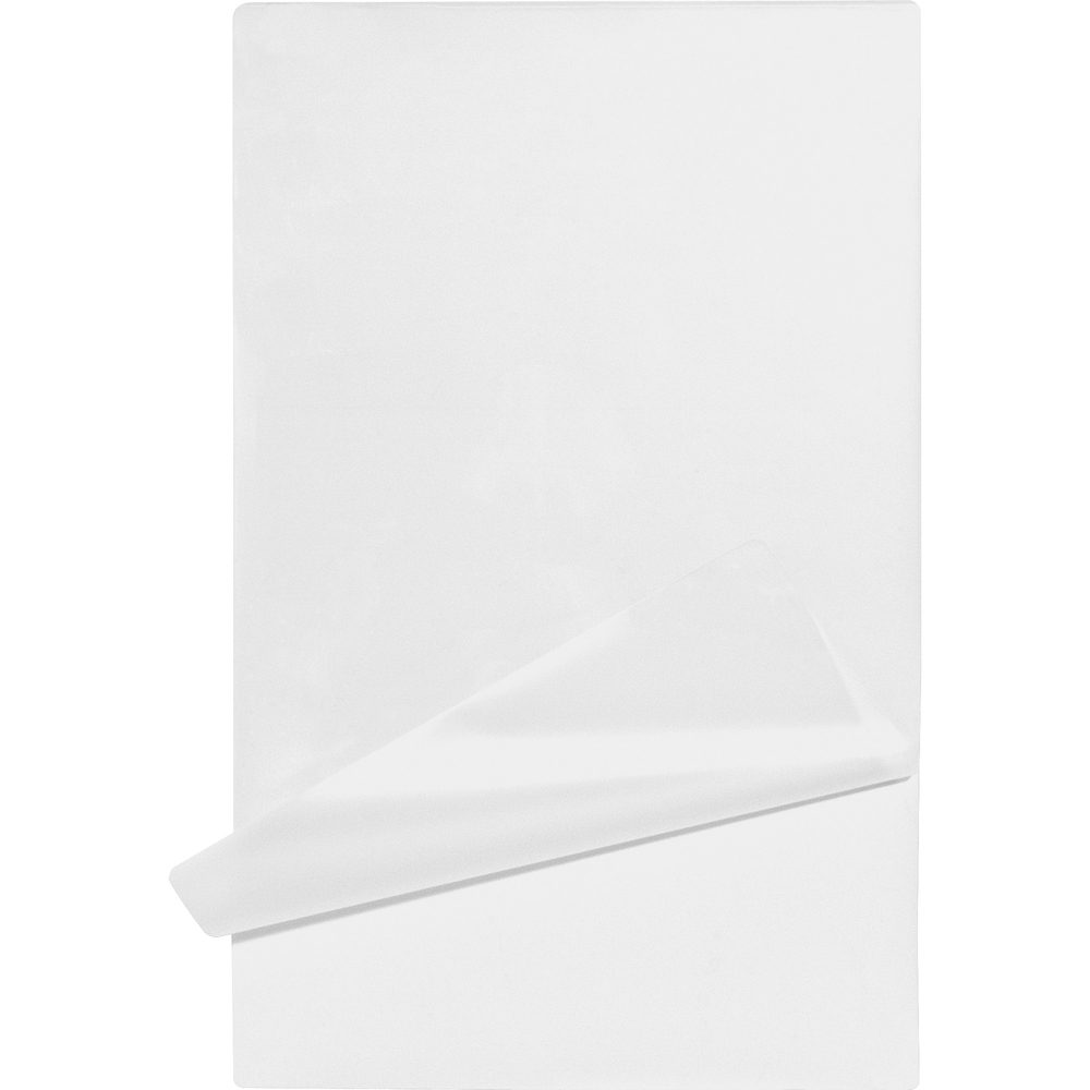 BSN20869 - Clear laminating pouch is designed to protect legal-size documents and badges. Short side is sealed. 3 mil pouch offers a standard construction for occasional handling, filing or posting of menus, photos and other items where pouch flexibility is acceptable.