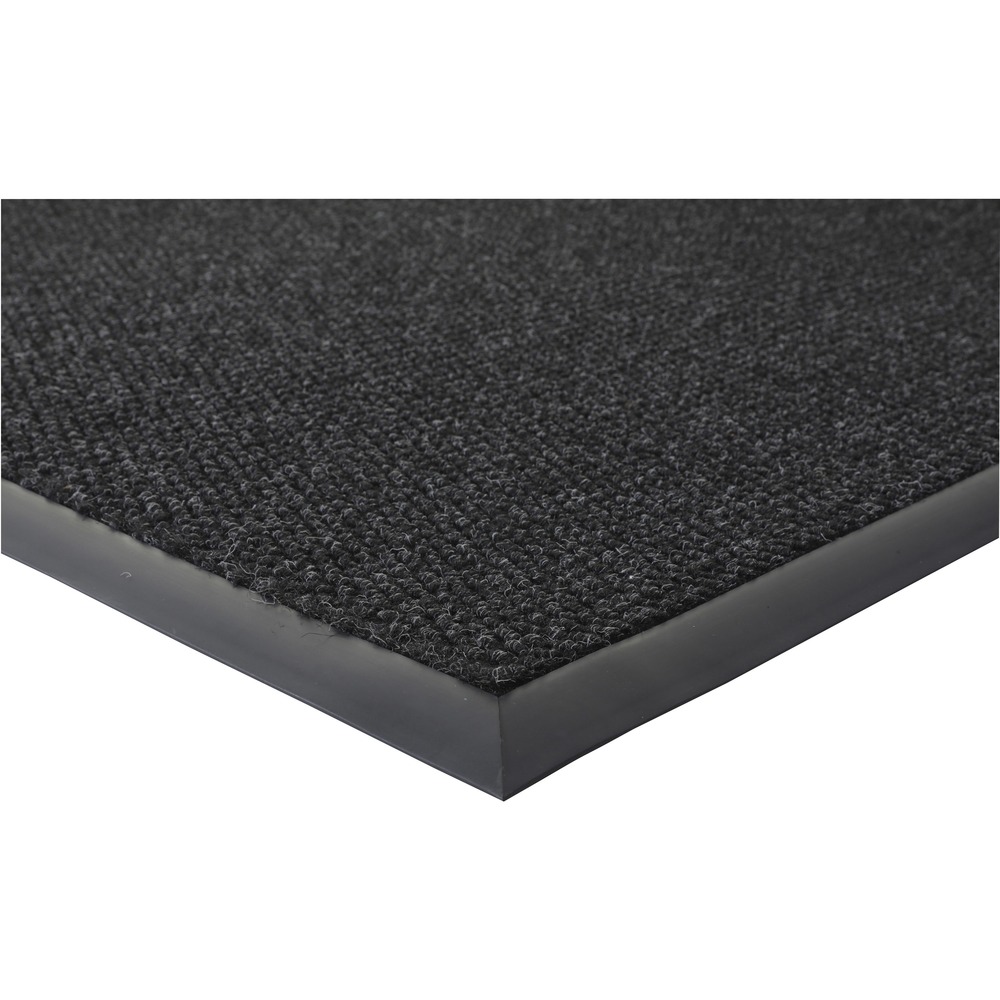 GJO02402 - Indoor mat delivers maximum floor protection for indoor and covered outdoor applications. Ultraguard, berber wiper/scraper mat provides outstanding walk-off performance for heavy, multidirectional traffic applications. High-density rubber backing prevents mat from moving on hard surface when wheeled objects are run over mat.