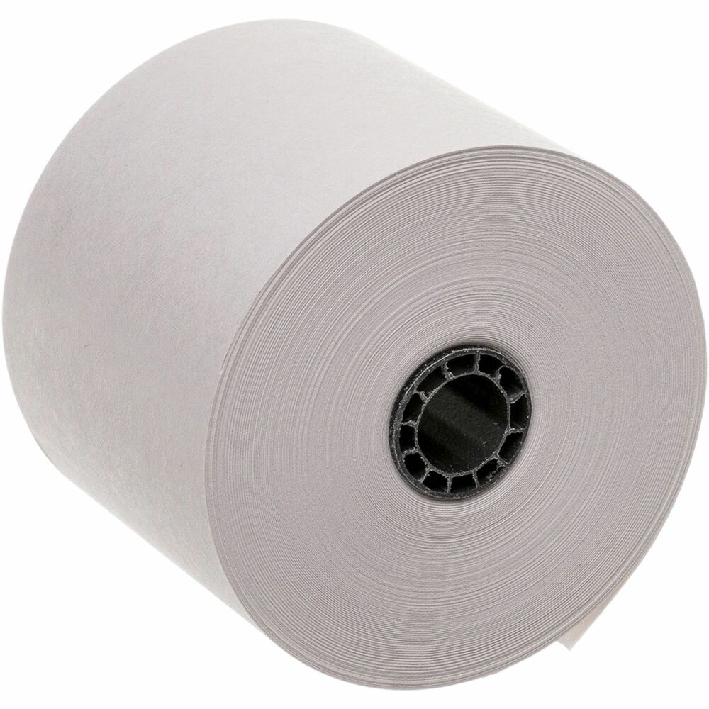 BSN31821 - Single Ply Adding Machine Rolls are ideal for use in adding machines, calculators, and cash registers. Made with premium-quality, lint-free, white bond paper. Each roll has an end-of-roll indicator.