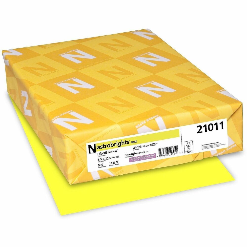 WAU21011 - Create attention-getting notices, flyers, announcements, bulletins and more with this heavyweight, high-quality, 24 lb. bond. Each sheet is acid-free and lignin-free. Paper also provides consistent, trouble-free press performance. Paper is compatible with copiers, laser printers and inkjet printers.