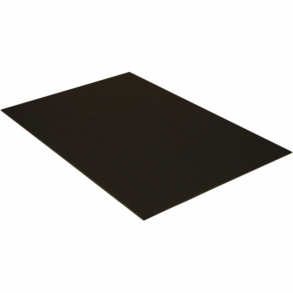 PAC5511 - Polystyrene extruded foam laminated between two sheets of paper forms a lightweight but strong, rigid surface. It is ideal for crafts, school projects, framing, mounting, displays and exhibits. Foam board has a smooth, surface that can accept a wide range of media including paints. Acid-free sheets are 3/16" thick.