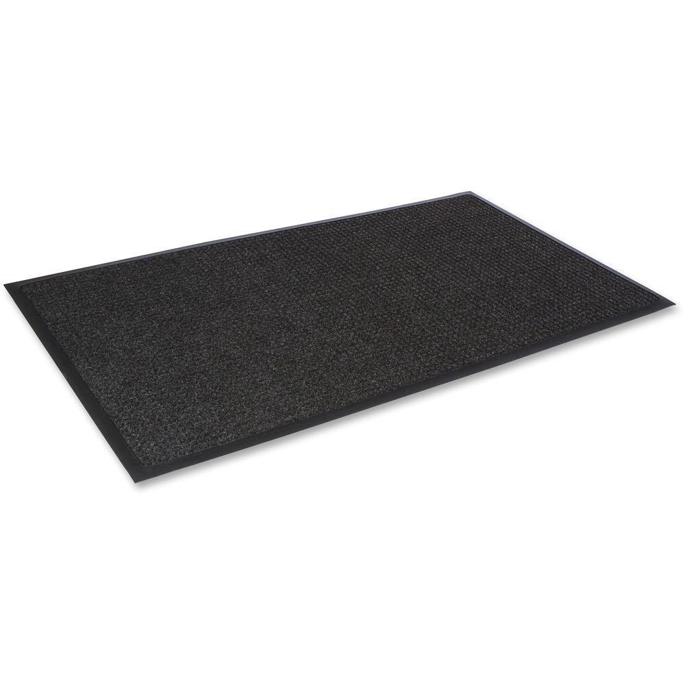 CWNSSR046CH - Durable mat with rubber edging features a crush-proof pattern that effectively maintains its appearance and strength. Skid-resistant rubber backing powerfully grips the mat to the floor to prevent it from sliding during use. Elevated construction scrapes shoes and holds dirt beneath shoe level while wiping away moisture to keep floors clean. Solution-dyed polypropylene surface is designed to maintain its color. Mat is designed for medium-traffic environments.