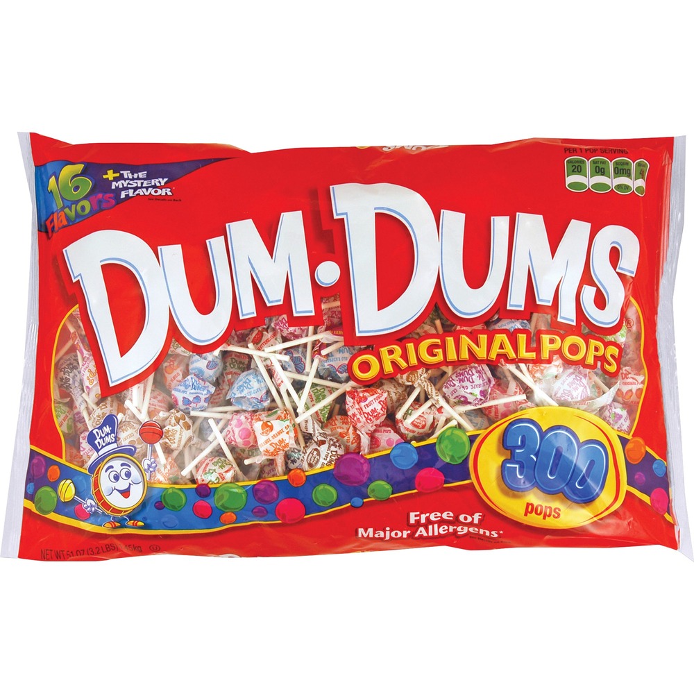 Dum Dum Pops Original Candy - Blue Raspberry, Butterscotch, Watermelon ...